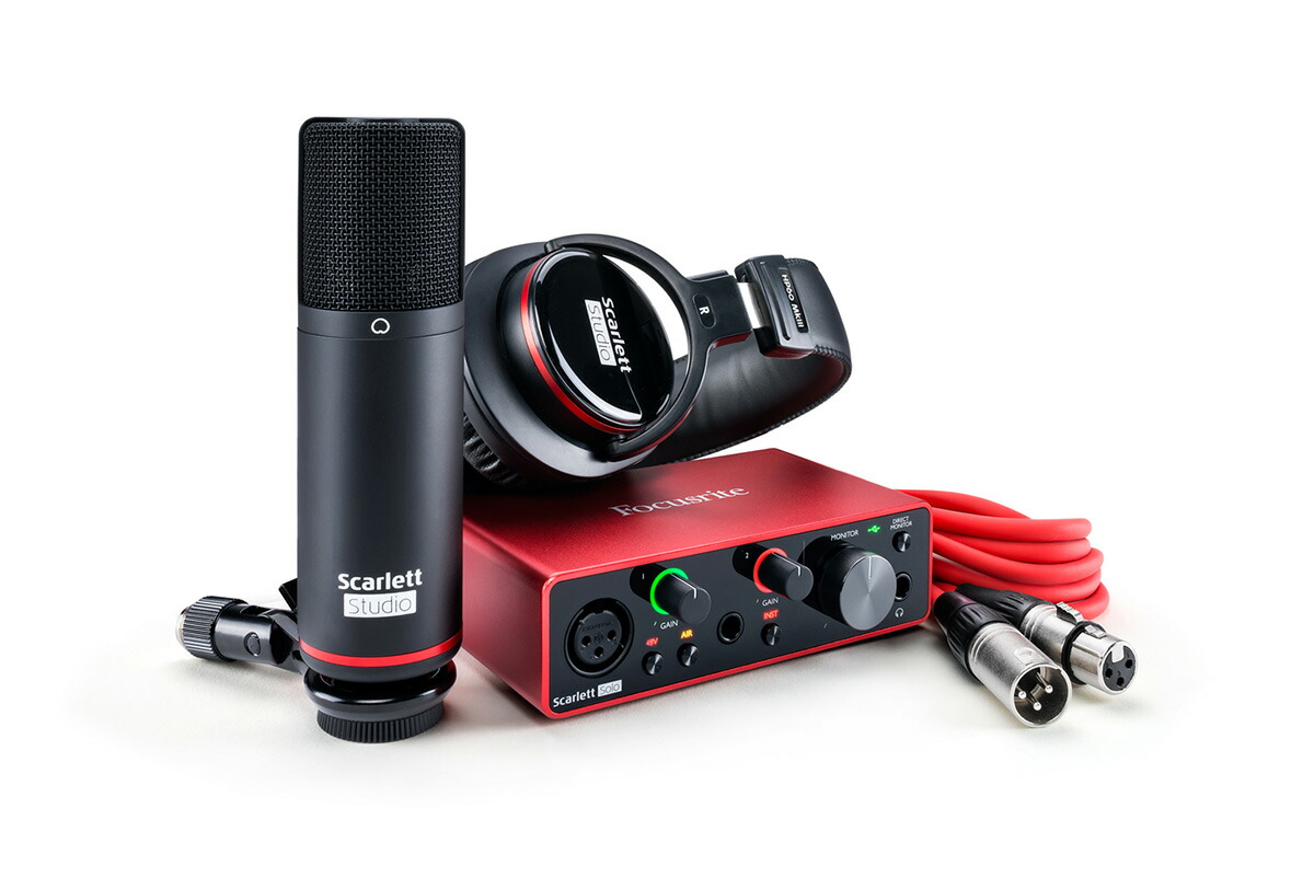 訳ありセール格安 Focusrite Scarlett Solo Studio Pack 3rd Gen 第３世代 オーディオインターフェイス フォーカスライト 島村楽器 Www Nso Mn