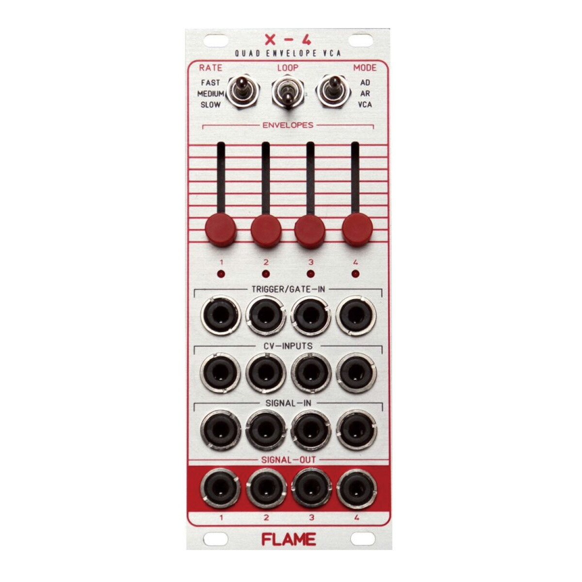 FLAME X-4 Quad Envelope VCA フレーム