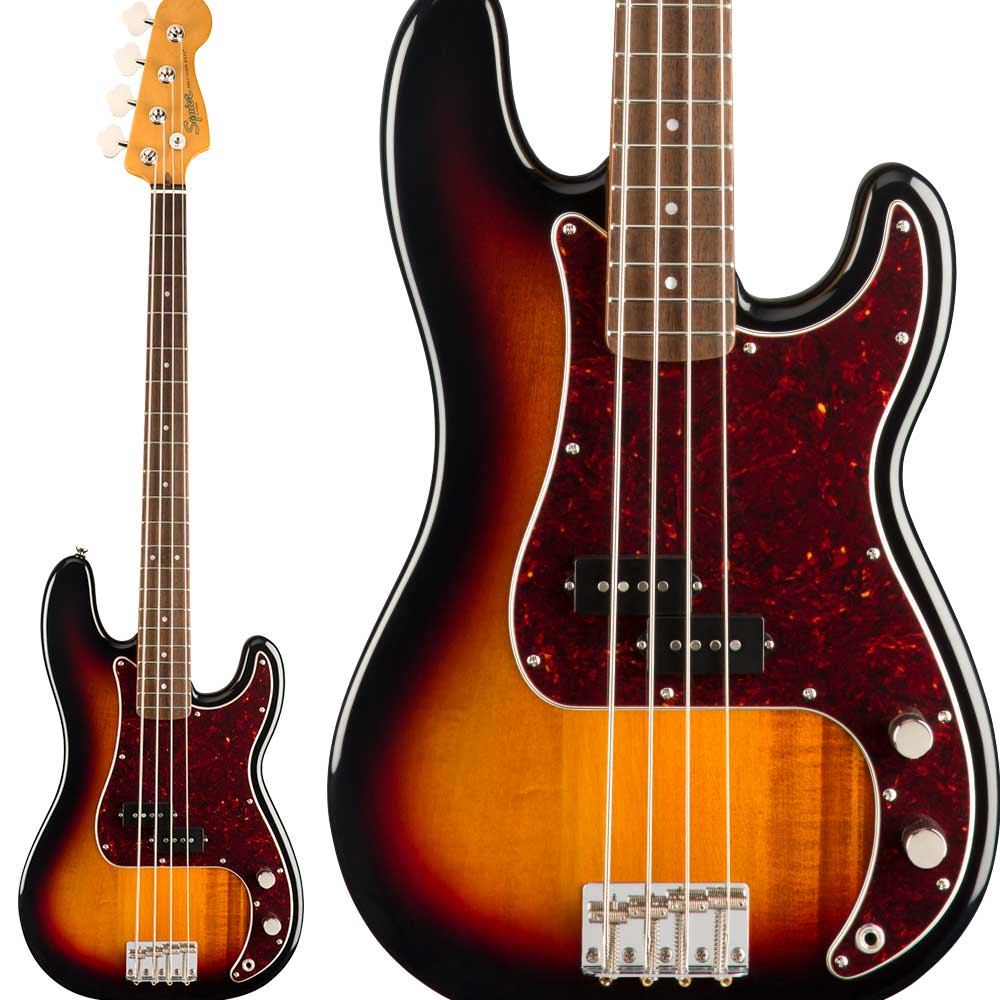 代引き不可 Squier by Fender Classic Vibe '60s Precision Bass
