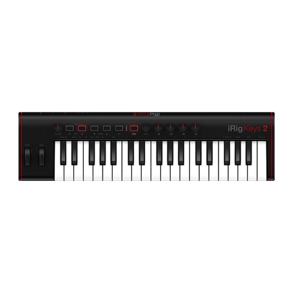 IK Multimedia iRig Keys2 37鍵盤 ミニサイズ MIDIキーボードコントローラー IKマルチメディア