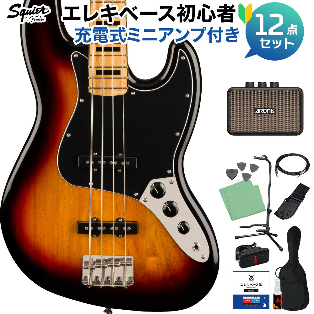 Squier by Fender Affinity Series Jazz Bass Maple Fingerboard