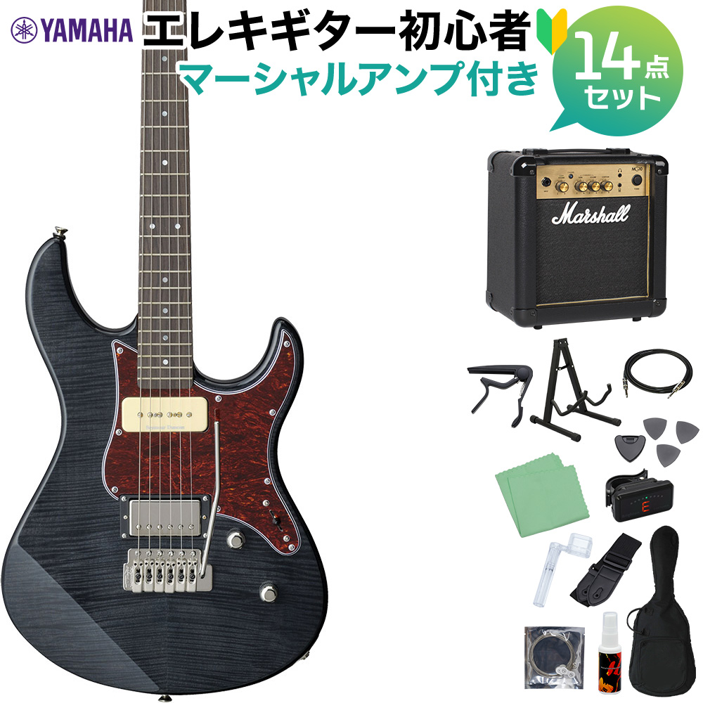 楽天市場】YAMAHA ヤマハ PACIFICA611VFM TBL エレキギター初心者14点