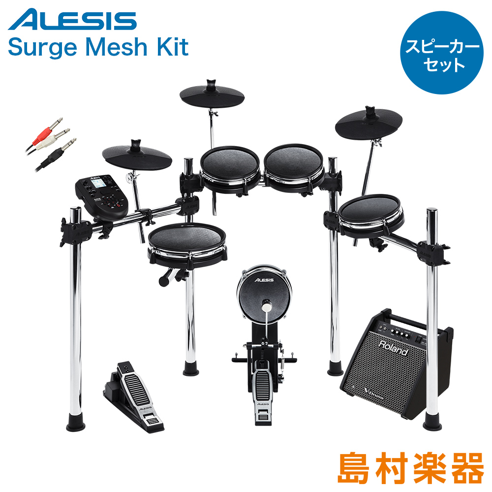 即納特典付き Alesis Surge Mesh Kit スピーカーセット Pm100 電子ドラム セット アレシス 島村楽器 第1位獲得 Atsu Edu Ge