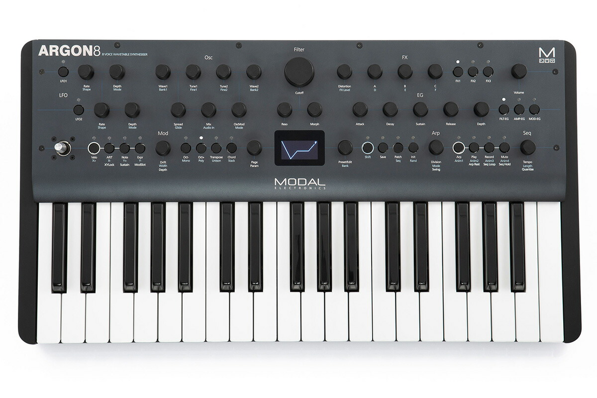 肌触りがいい 楽天市場 Modal Electronics Argon8 8ボイス ウェーブテーブル シンセサイザー モーダル エレクトロニクス 島村楽器 注目の Www Secom Com Uy