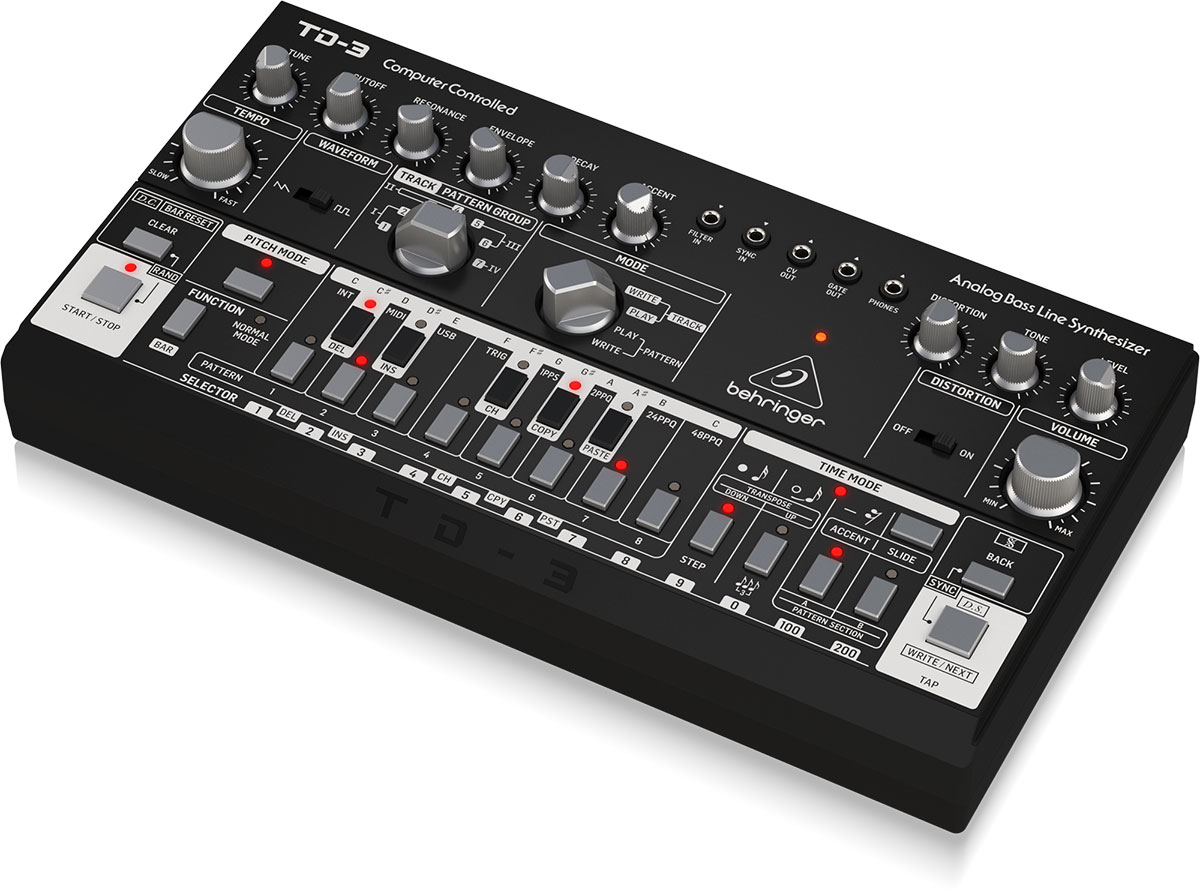 BEHRINGER TD-3-BK アナログ ベースライン シンセサイザー ベリンガー TD3【正規輸入品】