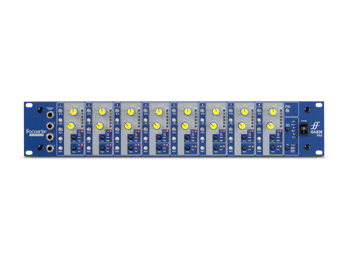 【マラソン期間中 エントリーでさらP5倍】Focusrite ISA 828 MkII 8チャンネル マイクプリアンプ フォーカスライト|島村楽器