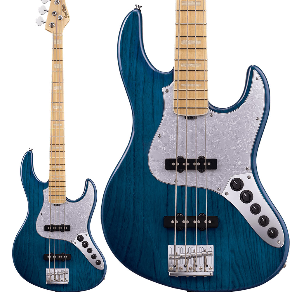 【マラソン期間中 エントリーでさらP5倍】GrassRoots G-AMAZE See Thru Blue (シースルーブルー) エレキベース グラスルーツ|島村楽器