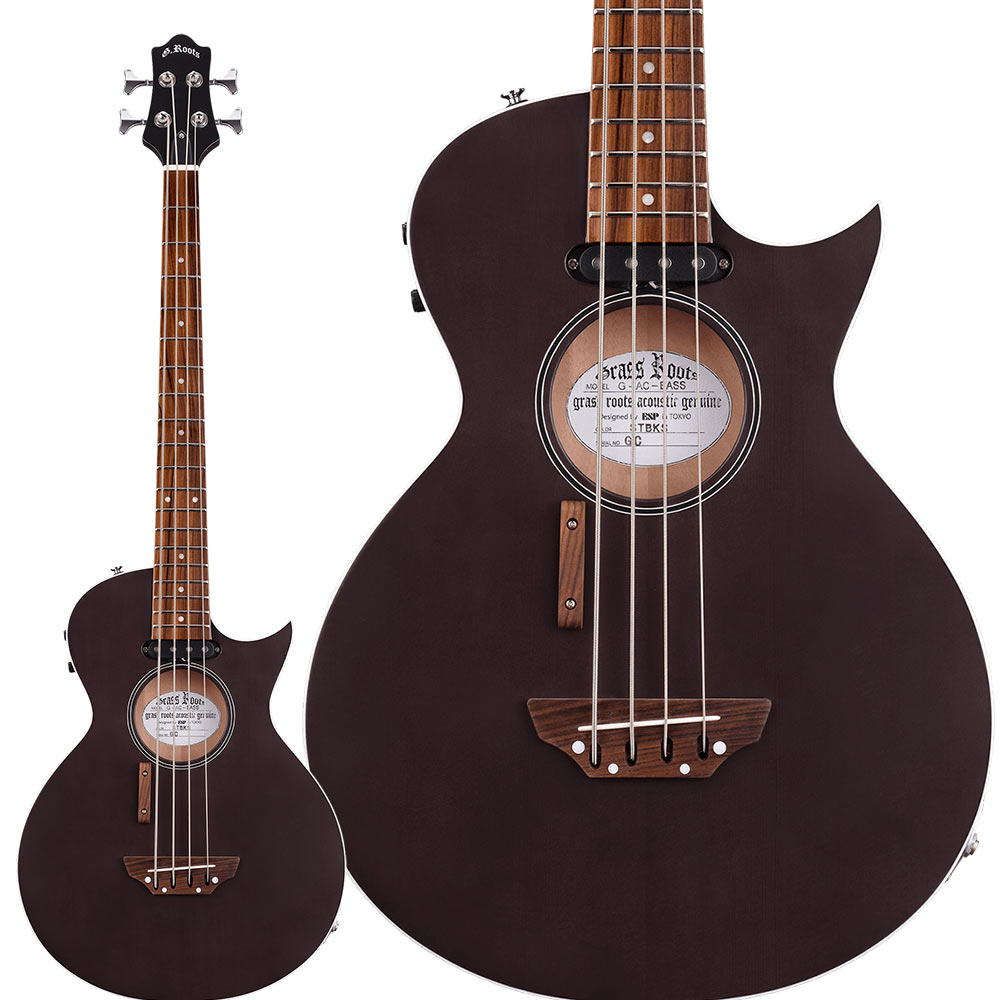 GrassRoots G-AC-BASS See Thru Black Satin エレアコベース グラスルーツ