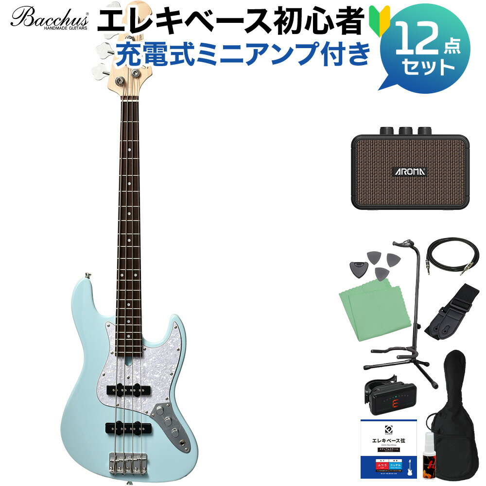 楽天市場】Bacchusバッカス/ミニエレキベース【WJB-Mini】 : 音楽大陸