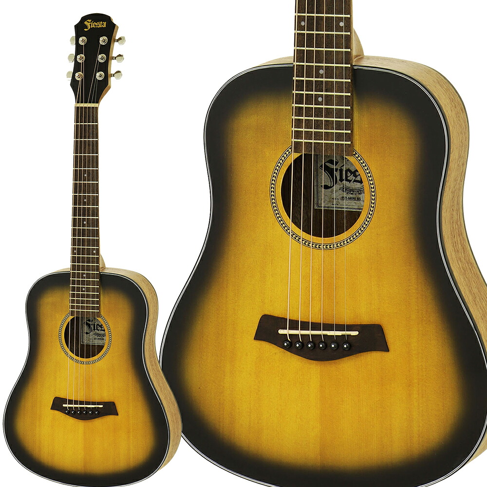 Fiesta FST-MINI BS (Brown Sunburst) アコースティックギター ミニギター ブラウンサンバースト ソフトケース付属 フィエスタ