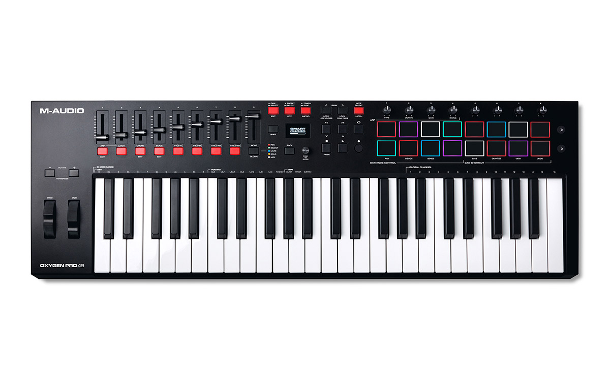 M-Audio Oxygen Pro 61 MIDIキーボード 61鍵 M-Audio Oxygen Pro 61 MIDI Controller 61 Key | Guitar Center