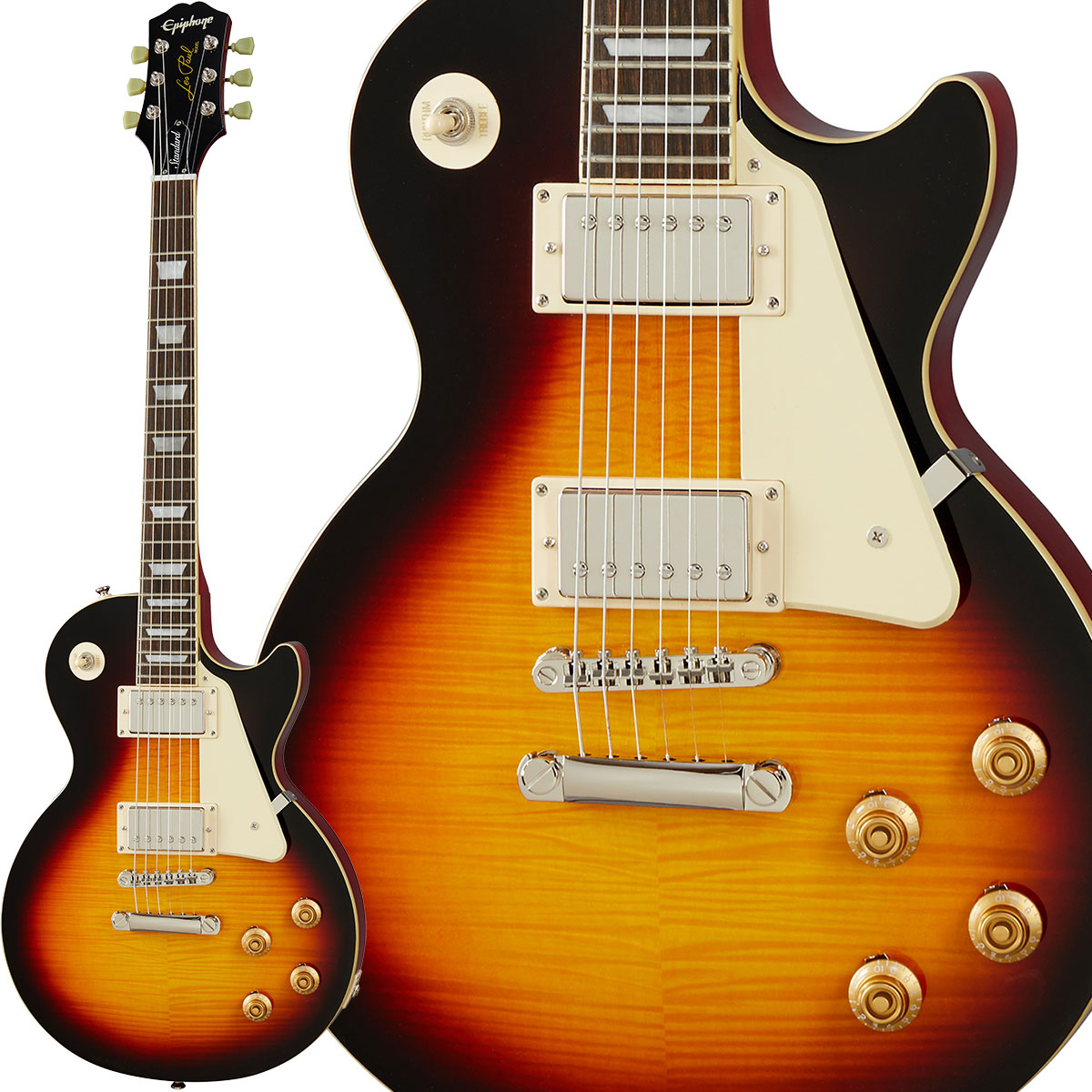 Epiphone エピフォン レスポール チェリーサンバースト 楽天市場】Epiphone Les Paul Standard 50s -Heritage Cherry