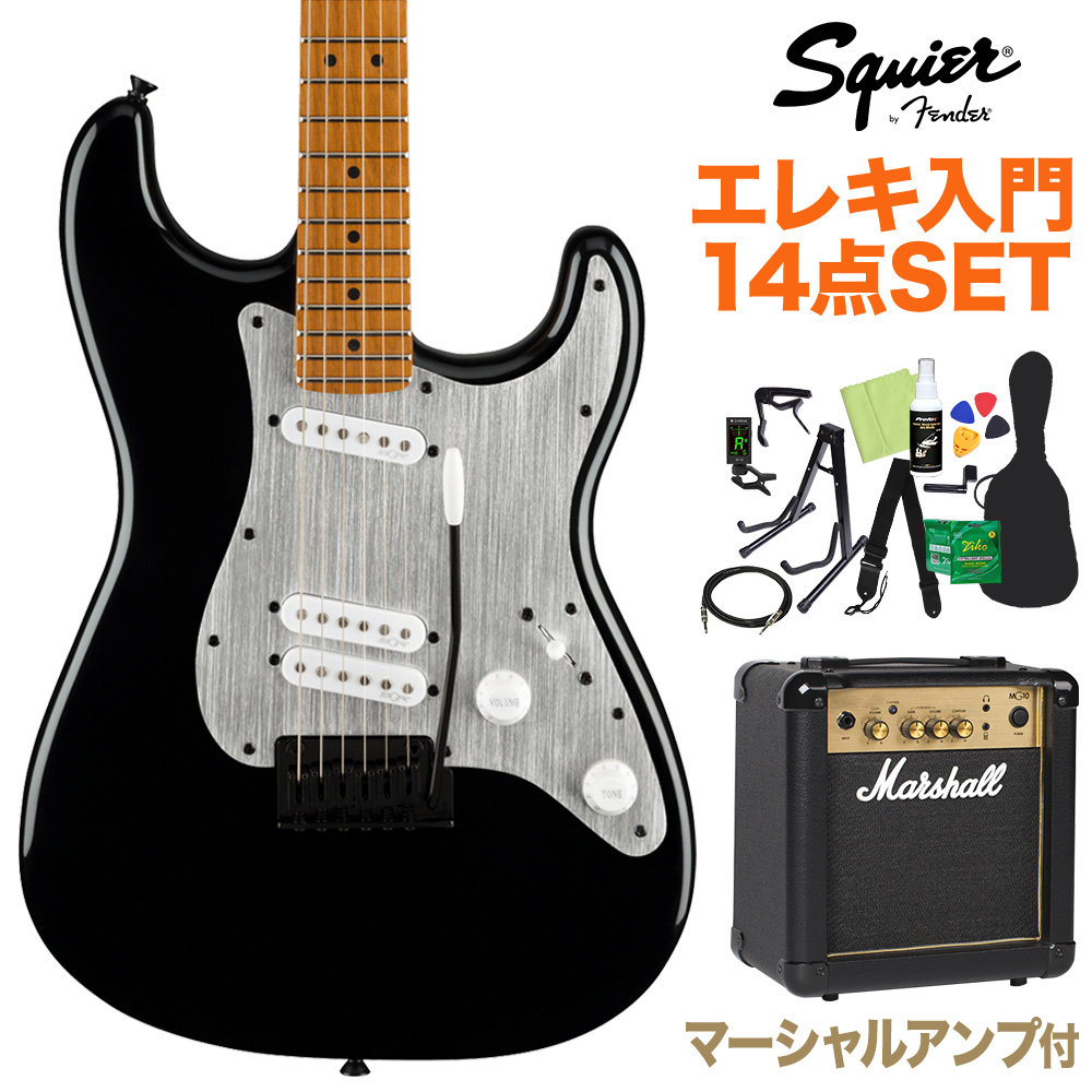 Squier By Fender Cont Strat Sp Rmn Blk エレキギター初心者14点セット マーシャルアンプ付き ストラトキャラクター スクワイヤー スクワイア Rentmy1 Com