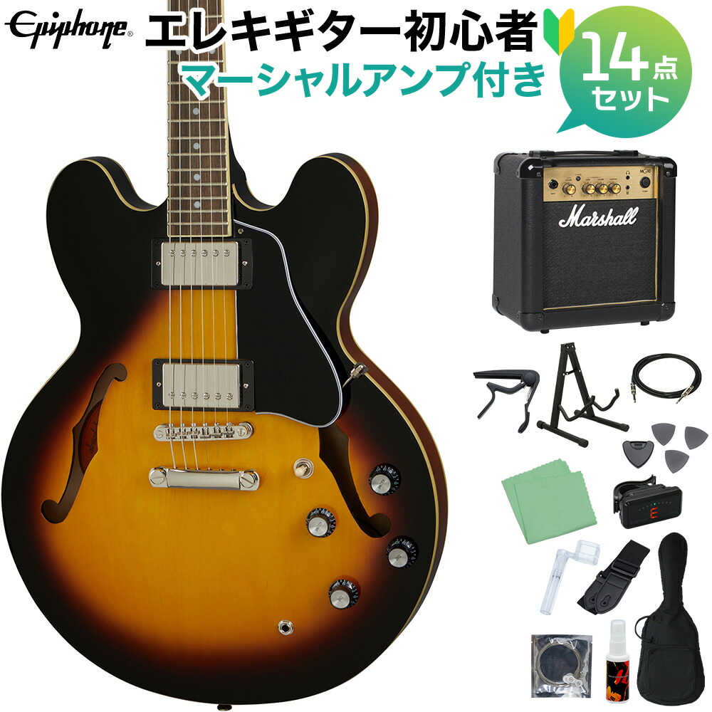 楽天市場】Epiphone エピフォン SHERATON Vintage Sunburst