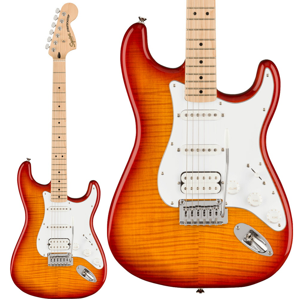 楽天市場】Squier by Fender Affinity Series Stratocaster Maple
