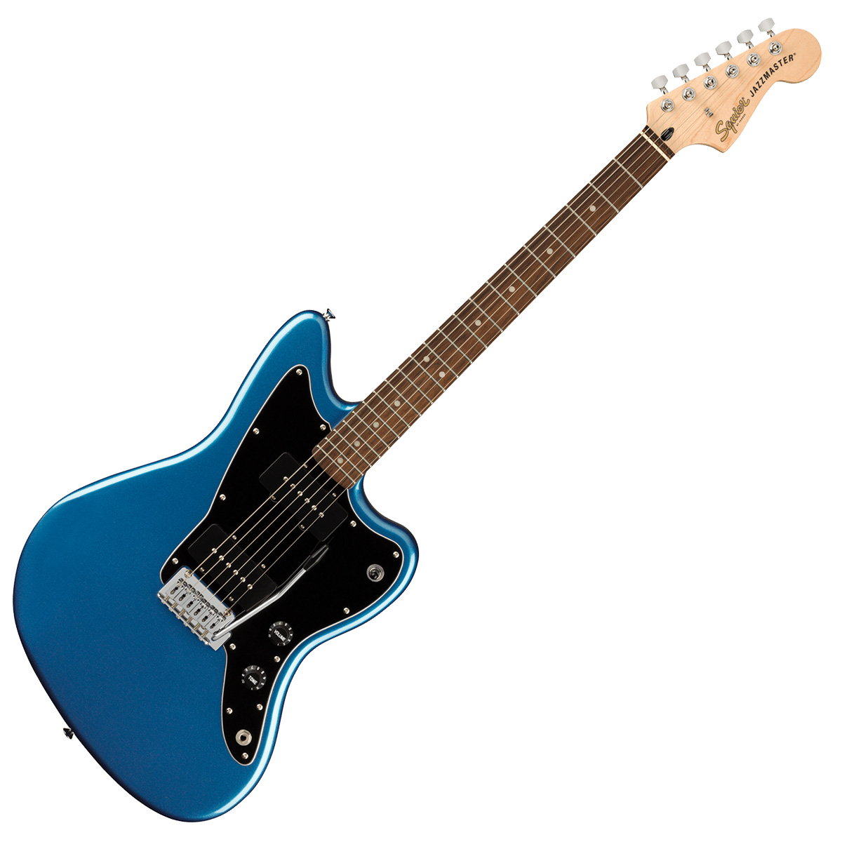 Squier by Affinity Black Blue Fender Fingerboard Jazzmaster Lake Laurel  Pickguard Placid Series エレキギター初心者14点セット 【値下げ】 Fender