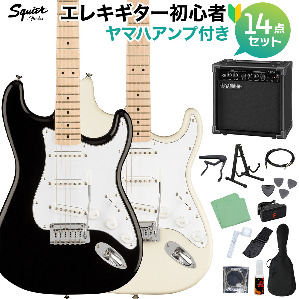 楽天市場】Squier by Fender SONIC STRATOCASTER Maple Fingerboard 