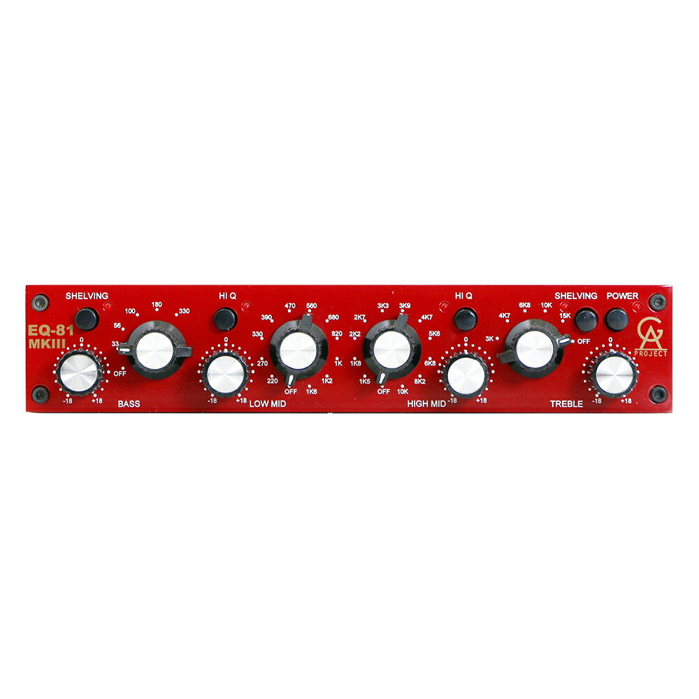 格安SALEスタート GOLDEN AGE PROJECT EQ-81 mk3 Vintage Neve 1081 Style EQ アナログイコライザー  fucoa.cl