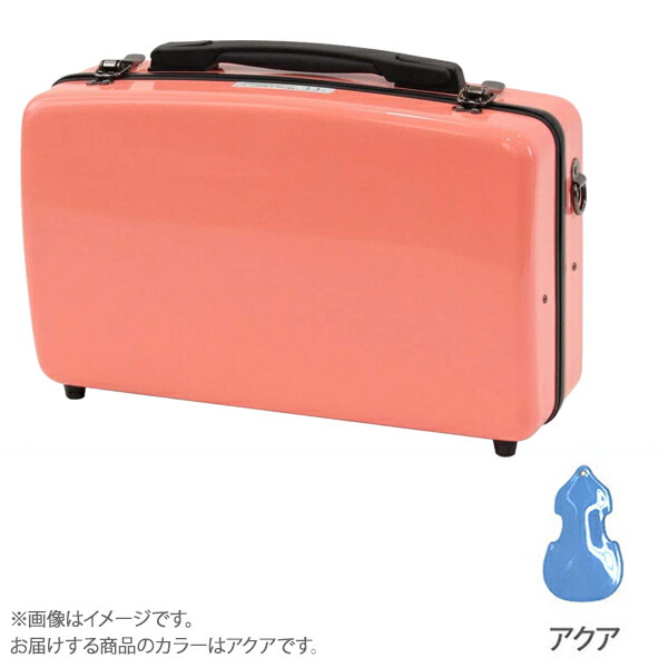 【マラソン期間中 エントリーでさらP5倍】 C.C.シャイニーケース オーボエ用 アクア 軽量ファイバーケース｜島村楽器