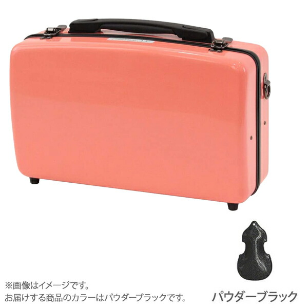 【マラソン期間中 エントリーでさらP5倍】 C.C.シャイニーケース オーボエ用 パウダーブラック 軽量ファイバーケース｜島村楽器