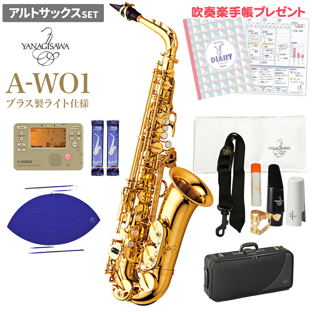 楽天市場】【WEB限定セット】ヤナギサワ アルトサックス A-WO10