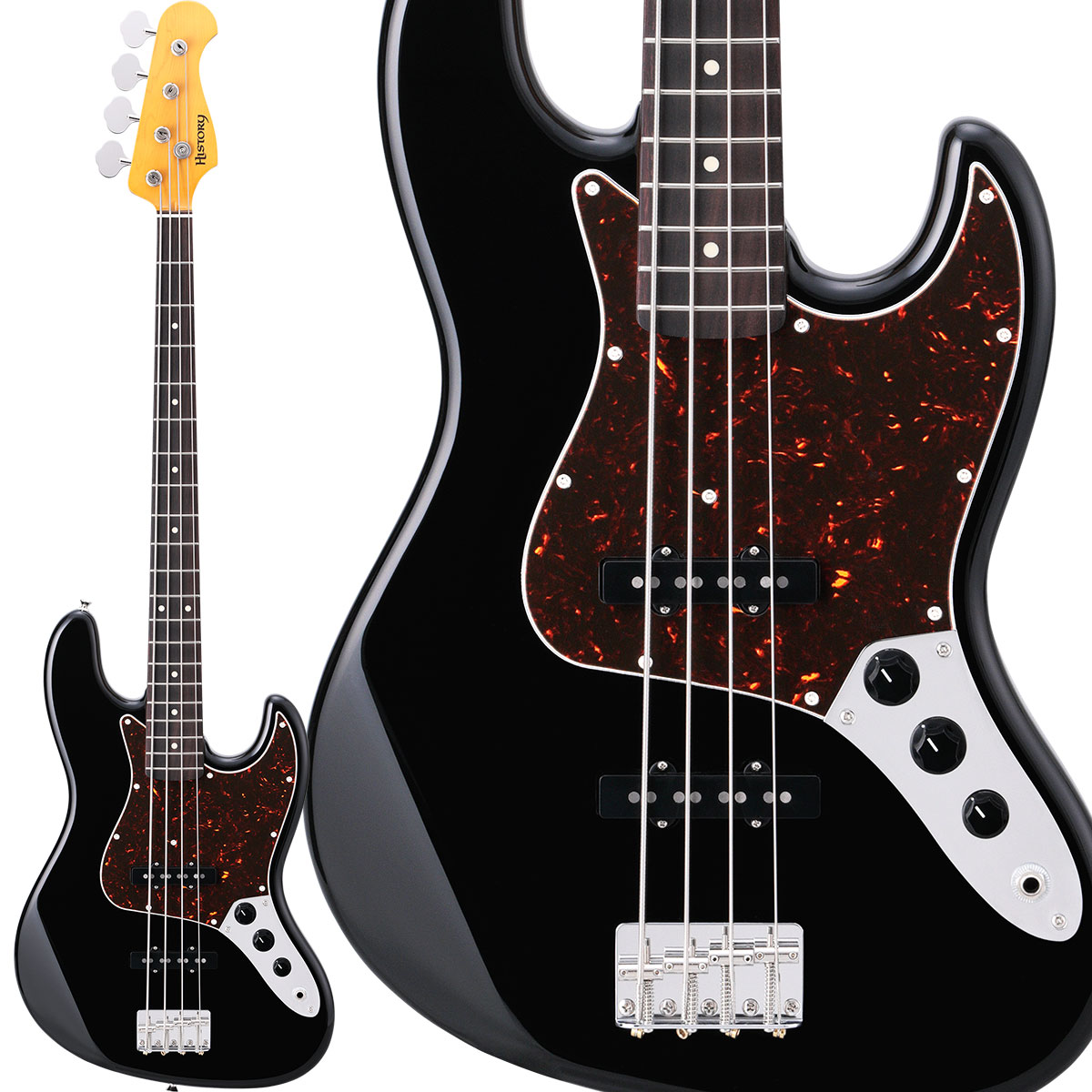 楽天市場】HISTORY HJB-Standard/VC 3TS (3トーンサンバースト) エレキ