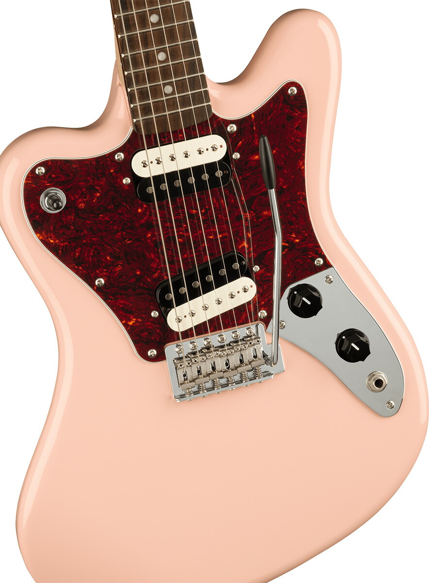 Squier By Fender Paranormal Super Sonic Laurel Fingerboard Tortoiseshell Pickguard Shell Pink エレキギター初心者14点セット ミニアンプ付き スクワイヤー スクワイア Sermus Es