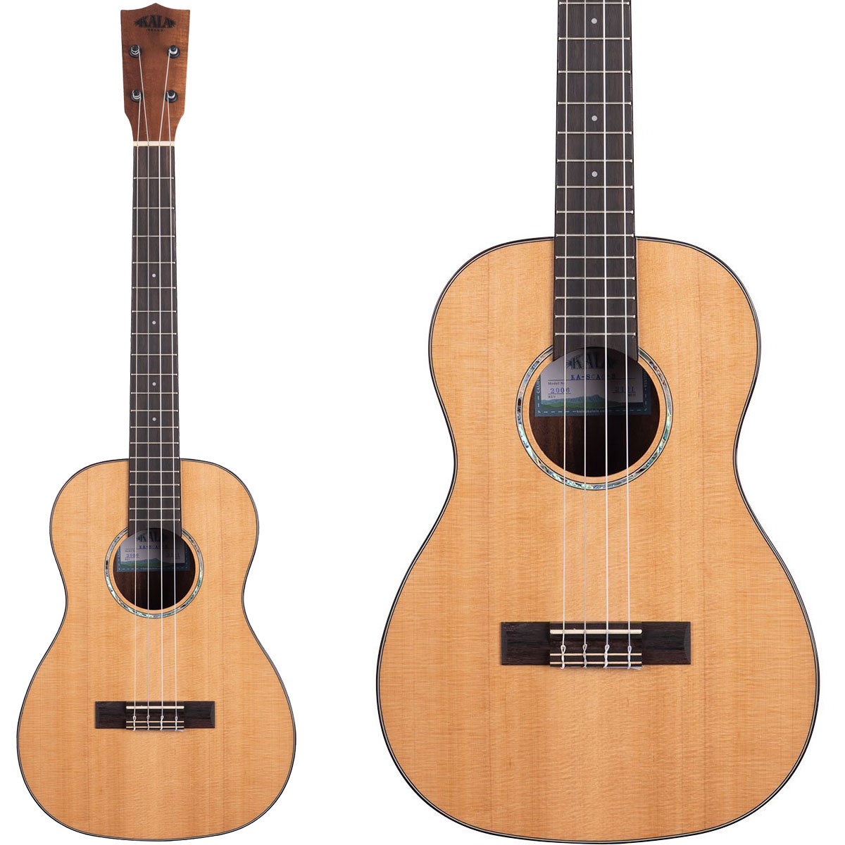 KALA KA-SCAC-B ウクレレ バリトン カラ GLOSS SOLID CEDAR TOP ACACIA