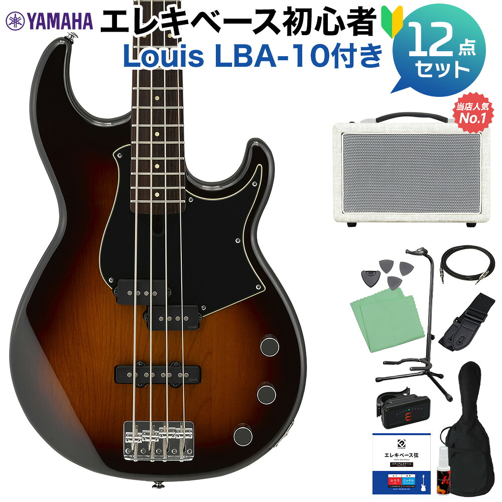 【マラソン期間中 エントリーでさらP5倍】YAMAHA BB434 TBS (タバコブラウンサンバースト) ベース 初心者12点セット 【島村楽器で一番売れてるベースアンプ付】 ヤマハ BB400シリーズ Tobacco Brown Sunburst 【初心者セット】｜島村楽器