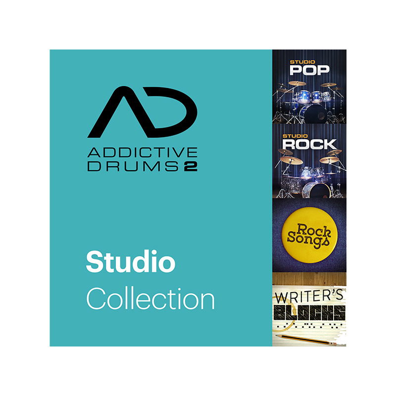 【マラソン期間中 エントリーでさらP5倍】XLN Audio Addictive Drums2 Studio Collection AD2本体 + 音源2種(ADpaks) + MIDIフレーズ2種(MIDIPaks) セット XLNオーディオ [メール納品 代引き不可]｜島村楽器
