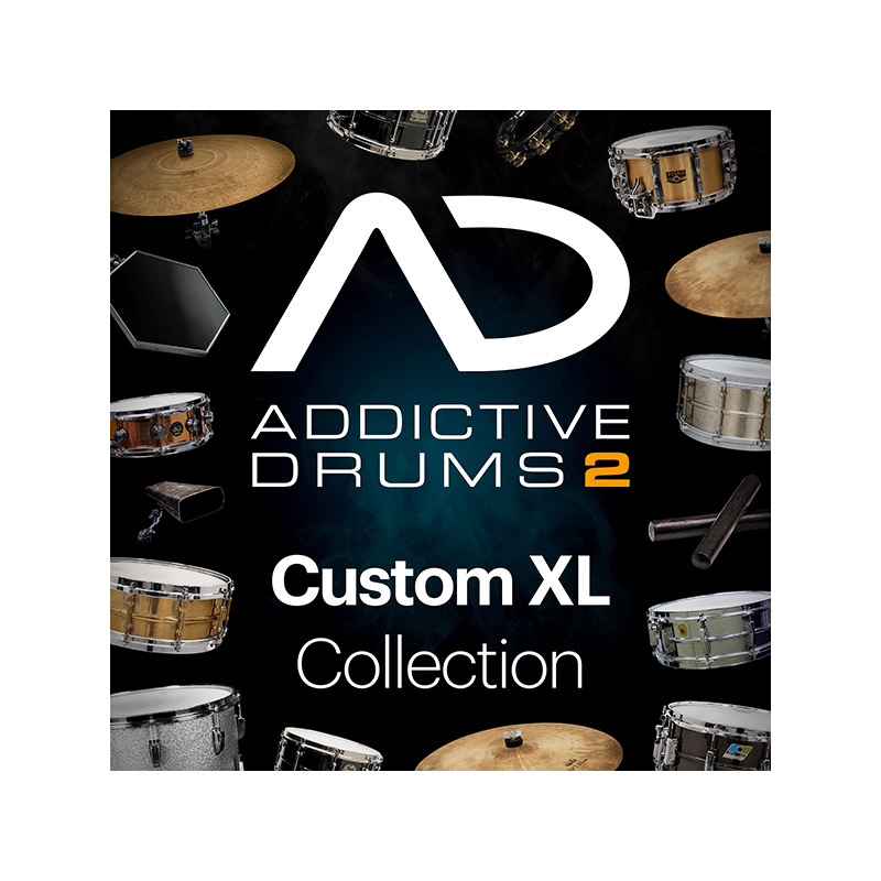[数量限定特価] XLN Audio Addictive Drums2 Custom XL Collection AD2本体 + お好きな音源6種(ADpaks) + お好きなMIDIフレーズ集6種(MIDIPaks) セット XLNオーディオ