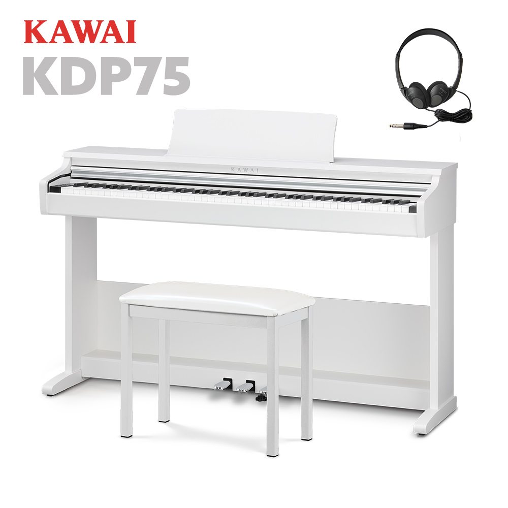 楽天市場】KAWAI KDP75W 電子ピアノ 88鍵盤 カワイ : 島村楽器