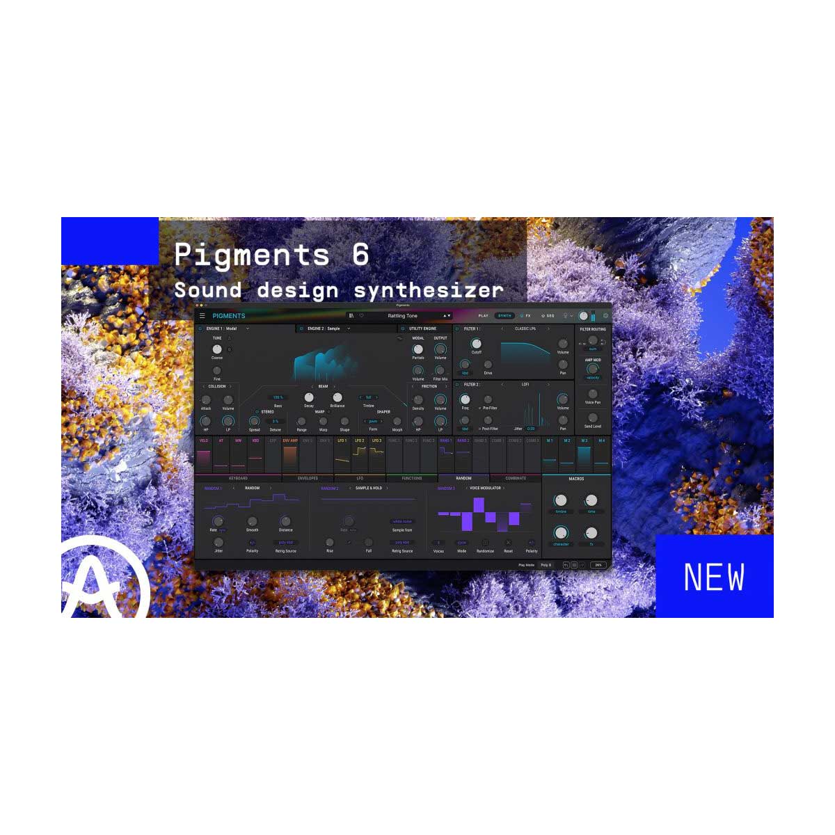 【マラソン期間中 エントリーでさらP5倍】ARTURIA Pigments 7 最新バージョン アートリア [メール納品 代引き不可]｜島村楽器