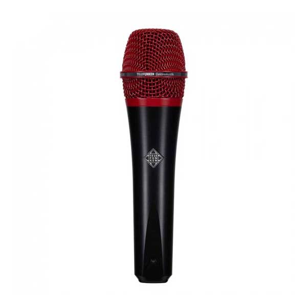 TELEFUNKEN M80 Standard (ブラック) グリル：レッド ダイナミックマイク テレフンケン