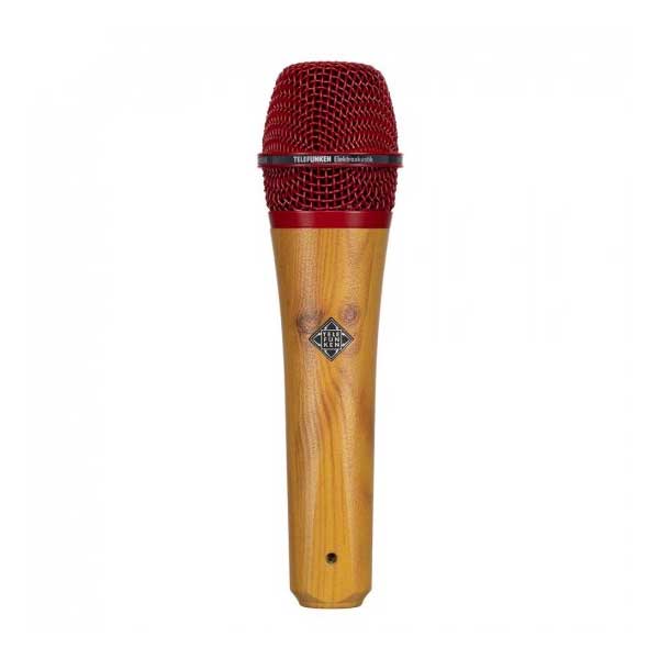【マラソン期間中 エントリーでさらにP5倍】 TELEFUNKEN M80 (ライトウッド) グリル：レッド ダイナミックマイク テレフンケン
