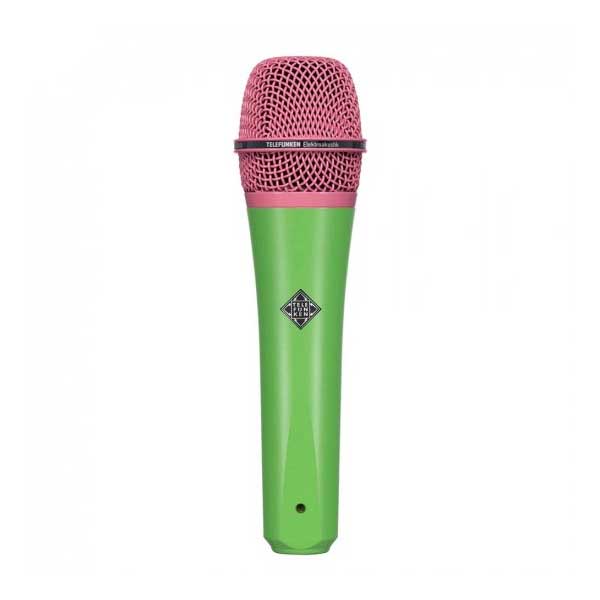 【マラソン期間中 エントリーでさらにP5倍】 TELEFUNKEN M80 (グリーン) グリル：ピンク ダイナミックマイク テレフンケン