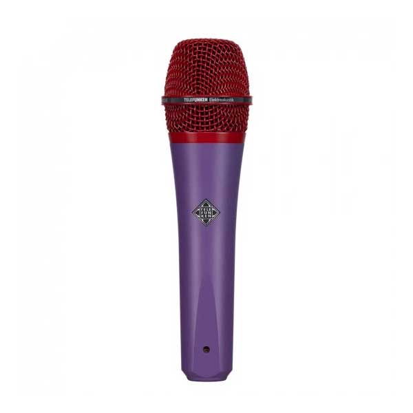 【マラソン期間中 エントリーでさらにP5倍】 TELEFUNKEN M80 (パープル) グリル：レッド ダイナミックマイク テレフンケン