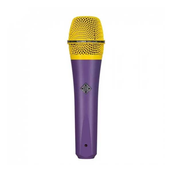 【マラソン期間中 エントリーでさらにP5倍】 TELEFUNKEN M80 (パープル) グリル：イエロー ダイナミックマイク テレフンケン