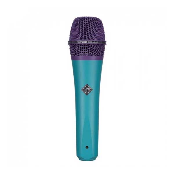【マラソン期間中 エントリーでさらにP5倍】 TELEFUNKEN M80 (ターコイズ) グリル：パープル ダイナミックマイク テレフンケン