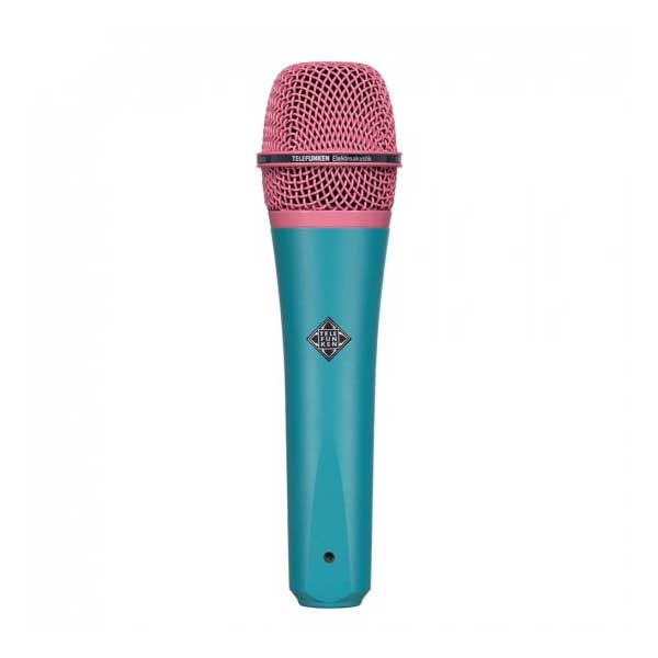 【マラソン期間中 エントリーでさらにP5倍】 TELEFUNKEN M80 (ターコイズ) グリル：ピンク ダイナミックマイク テレフンケン