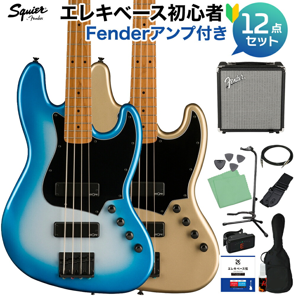 楽天市場】Squier Affinity Jazz Bass MN WPG 3TS【ストラップ