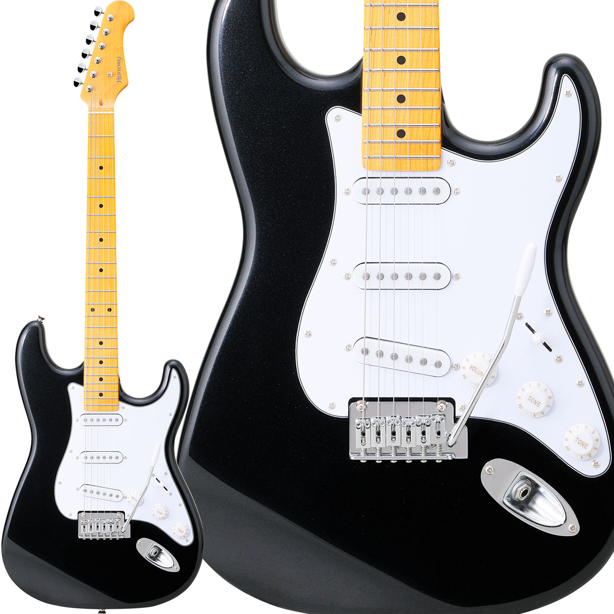 3ハムバッカー搭載　ストラトタイプギター　メーカー不明 3ハムバッカー搭載 ストラトタイプギター メーカー不明