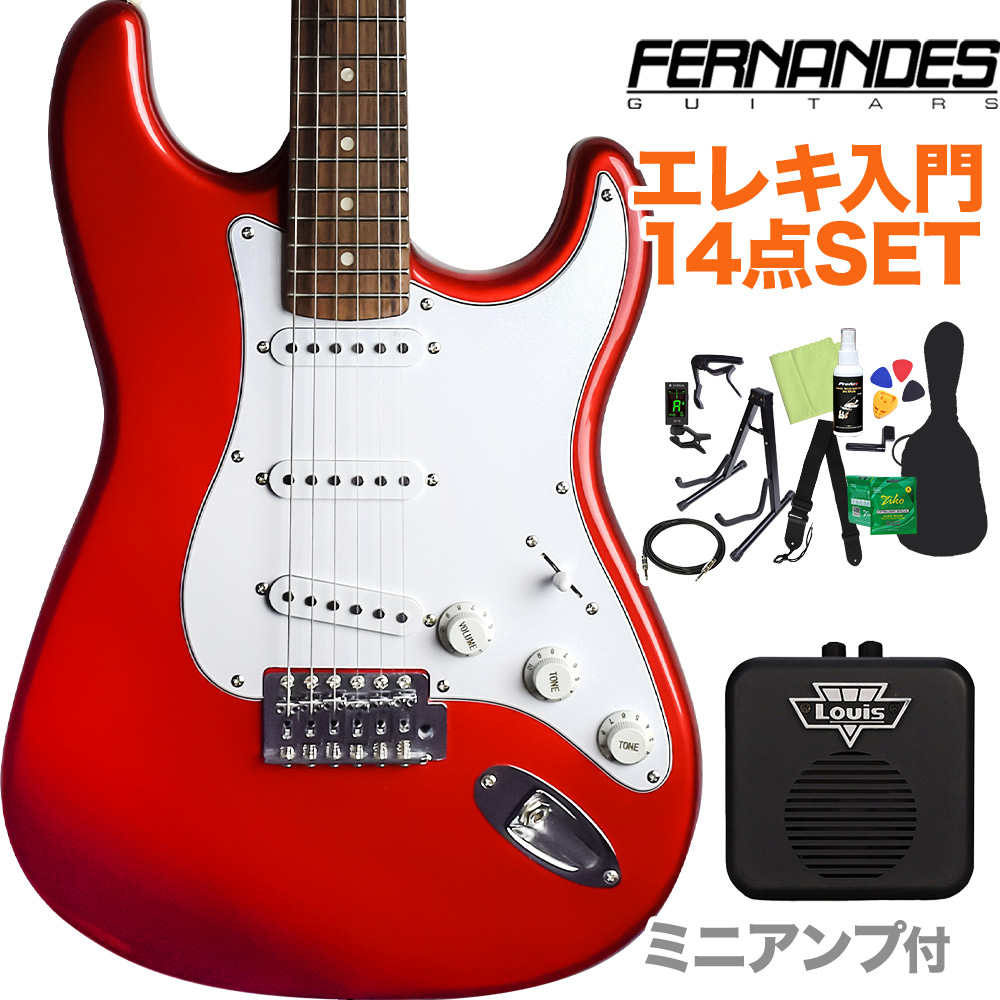 Fernandes Le 1z エレキギター ミニアンプ付き L 初心者14点セット 3s Car