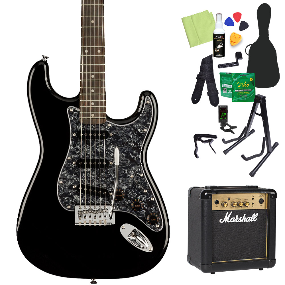 Squier by Fender ストラトキャスター FSR Black stratocaster 初心者