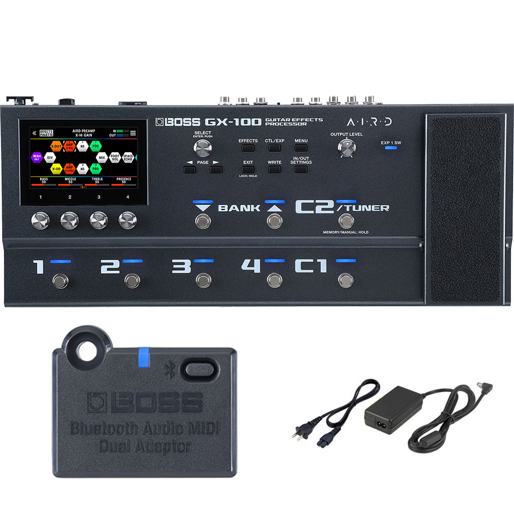 BOSS GX-100 専用BluetoothアダプターBT-DUALセット マルチ