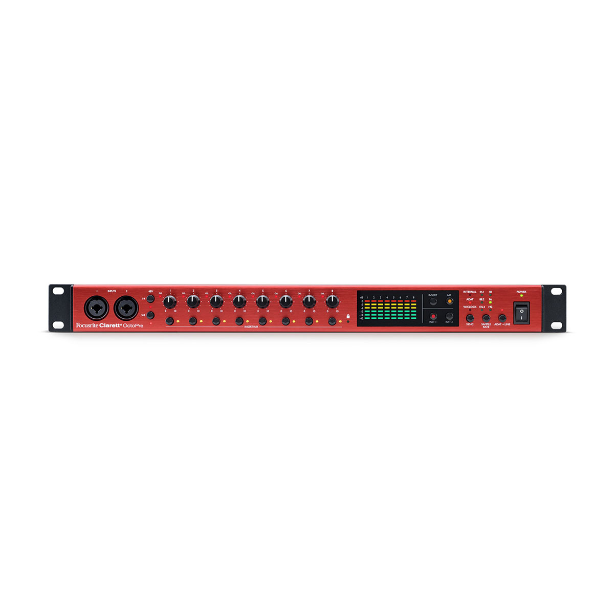 Focusrite Clarett+ Octopre 8ch マイクプリアンプ フォーカスライト