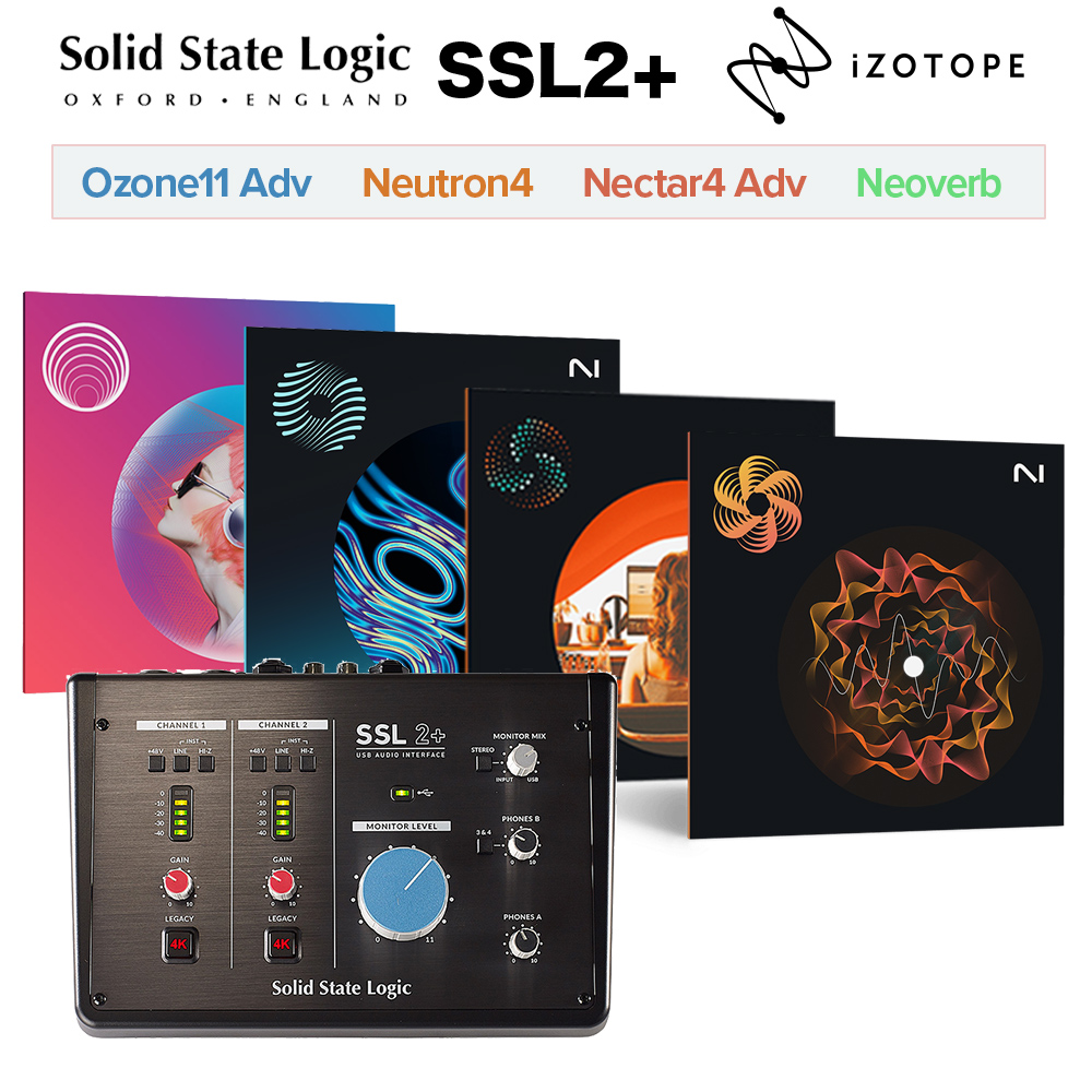 2021人気特価 Solid State Logic SSL2 iZotope Mix Master Bundle