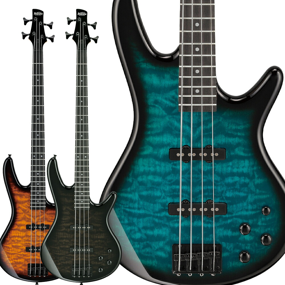美品 Ibanez アイバニーズ GIO GSR320 エレキベース ブラック Ibanez Gio GRG320FA-TKS (Transparent Black Sunburst