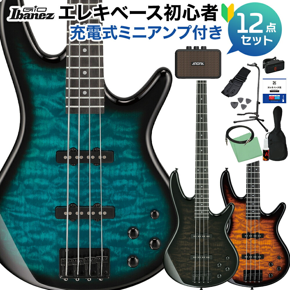 楽天市場】Gio Ibanez GSR280QA-TMS アイバニーズ 4弦エレキ