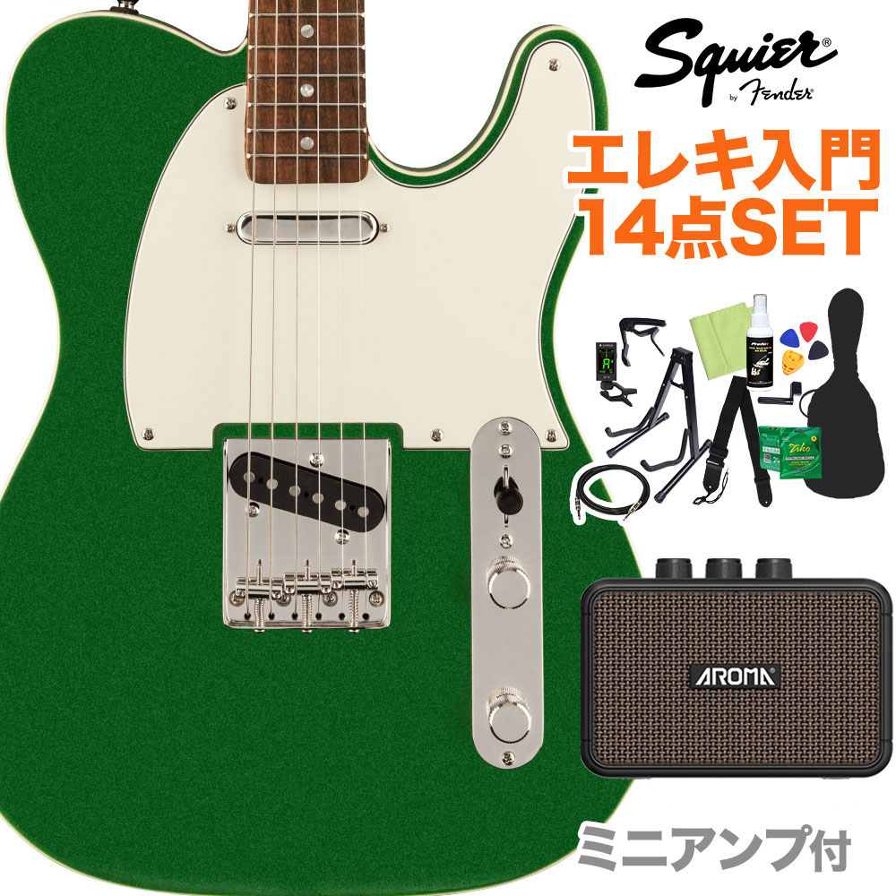 品質検査済 Squier by Fender FSR Classic Vibe '60s Custom Telecaster Candy Green  エレキギター初心者14点セット テレキャスター fucoa.cl